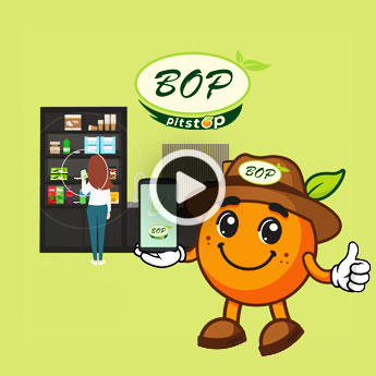Het scan en bestel systeem van BOB Pitstop
